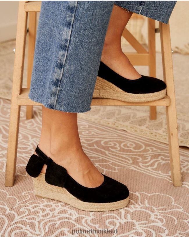 Polin et moi Espadrille-Schleife Zinaida HT8R462 Schuhwerk Schwarz