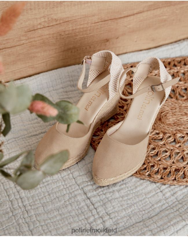 Polin et moi Espadrille-Schnalle Micaela HT8R472 Schuhwerk Stein