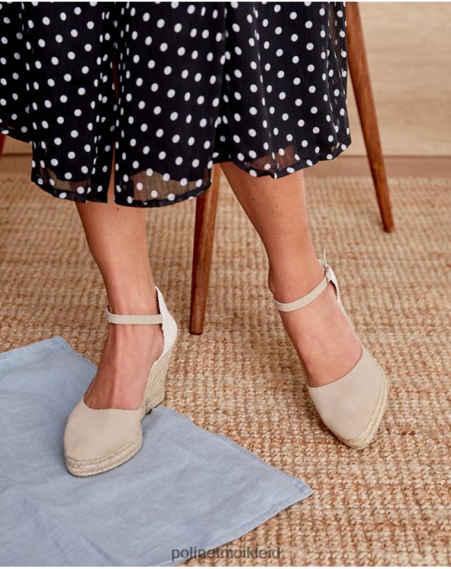 Polin et moi Espadrille-Schnalle Micaela HT8R472 Schuhwerk Stein