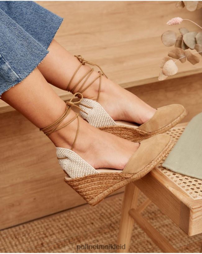 Polin et moi Espadrille-Seil Estela HT8R448 Schuhwerk Kamel