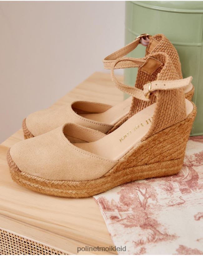 Polin et moi Espadrille mit Keilabsatz von Fabrizia HT8R476 Schuhwerk Sand