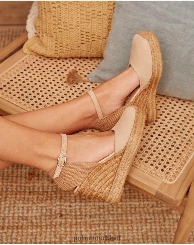 Polin et moi Espadrille mit Keilabsatz von Fabrizia HT8R476 Schuhwerk Sand