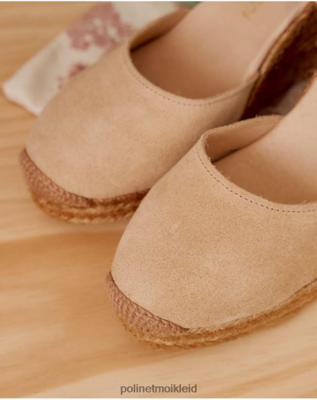 Polin et moi Espadrille mit Keilabsatz von Fabrizia HT8R476 Schuhwerk Sand