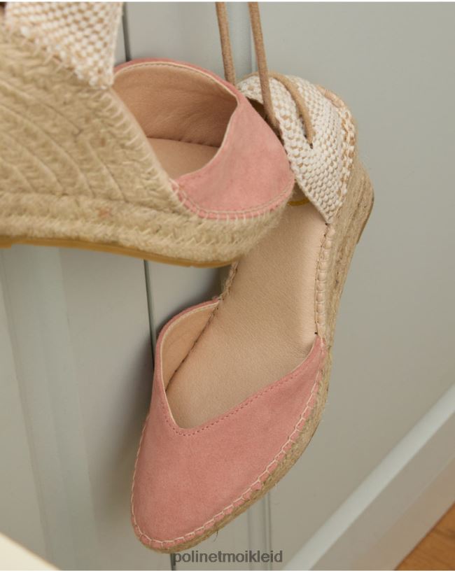 Polin et moi Espadrille mit bernsteinfarbenem Herz HT8R487 Schuhwerk Rose