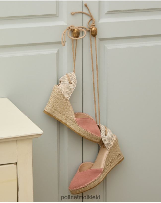 Polin et moi Espadrille mit bernsteinfarbenem Herz HT8R487 Schuhwerk Rose