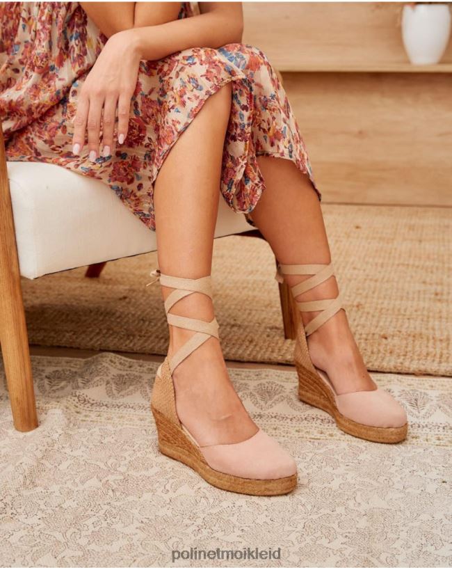 Polin et moi Espadrilles Bänder Jada HT8R446 Schuhwerk nackt