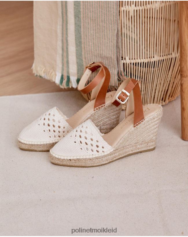Polin et moi Gehäkelte Espadrille-Novelle HT8R483 Schuhwerk roh