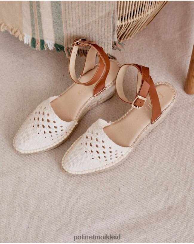 Polin et moi Gehäkelte Espadrille-Novelle HT8R483 Schuhwerk roh