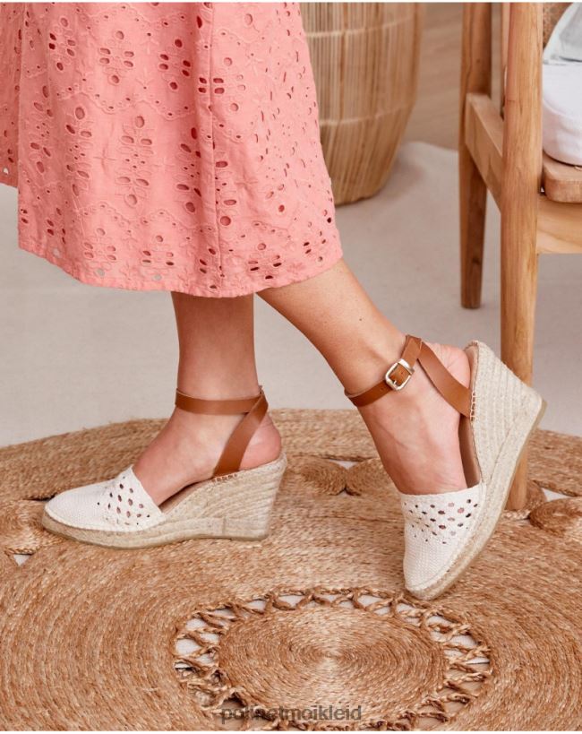 Polin et moi Gehäkelte Espadrille-Novelle HT8R483 Schuhwerk roh