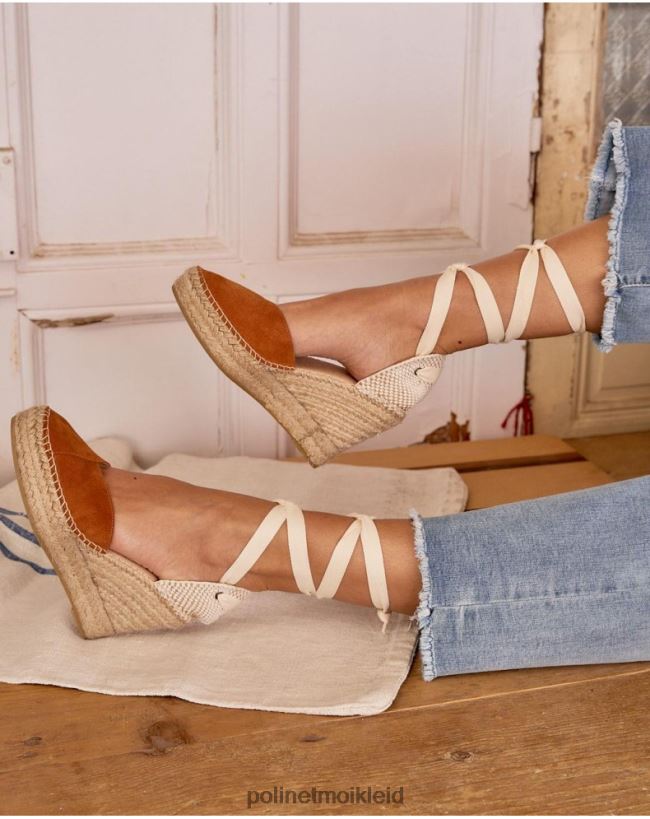 Polin et moi Gianna Cross Espadrille HT8R464 Schuhwerk Fliese