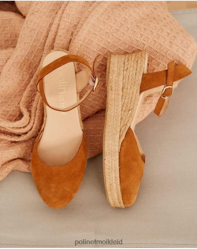 Polin et moi Hübsche runde Espadrille HT8R479 Schuhwerk Leder