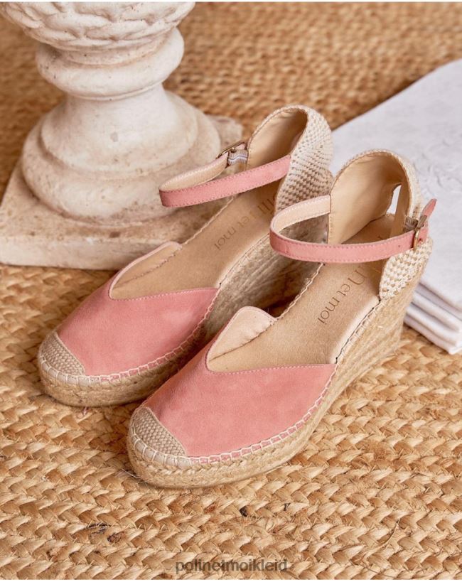 Polin et moi Herz-Espadrille-Gia HT8R468 Schuhwerk Himbeere