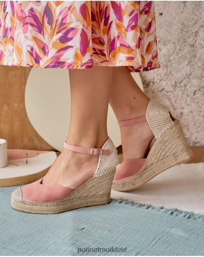 Polin et moi Herz-Espadrille-Gia HT8R468 Schuhwerk Himbeere