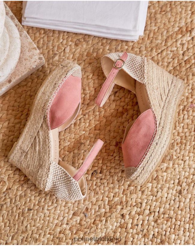 Polin et moi Herz-Espadrille-Gia HT8R468 Schuhwerk Himbeere