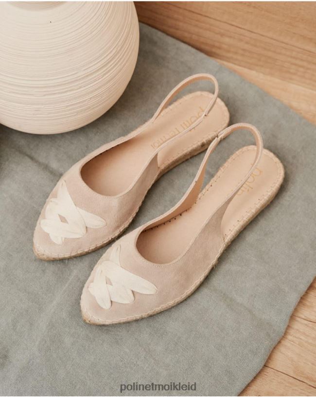 Polin et moi Mallory Cross Espadrille HT8R409 Schuhwerk Sand
