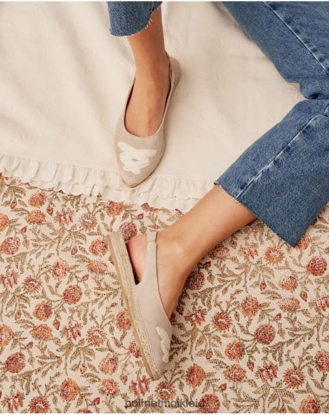 Polin et moi Mallory Cross Espadrille HT8R409 Schuhwerk Sand