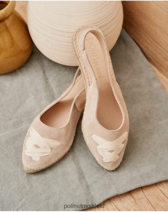 Polin et moi Mallory Cross Espadrille HT8R409 Schuhwerk Sand