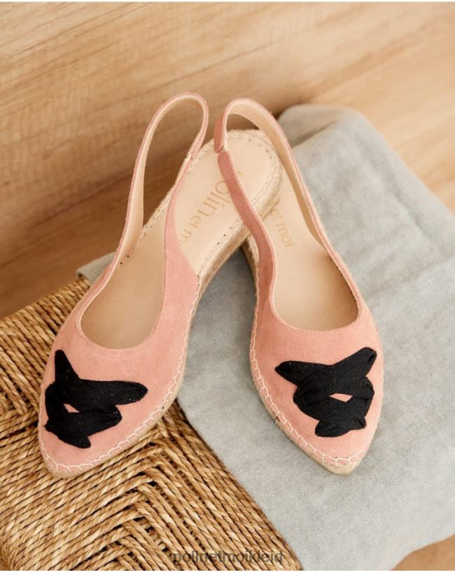 Polin et moi Mallory Cross Espadrille HT8R426 Schuhwerk Rose