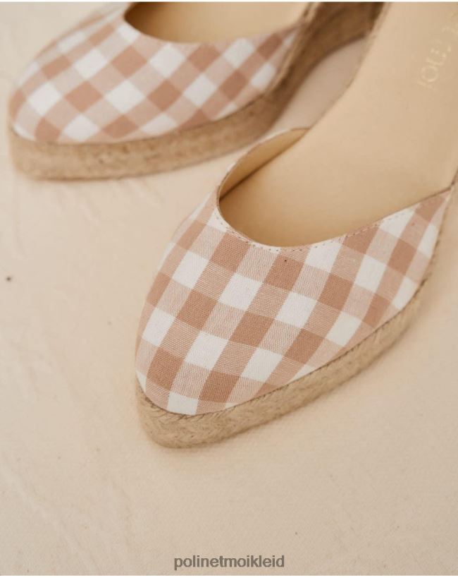 Polin et moi Vichy Bimba Espadrille HT8R429 Schuhwerk roh