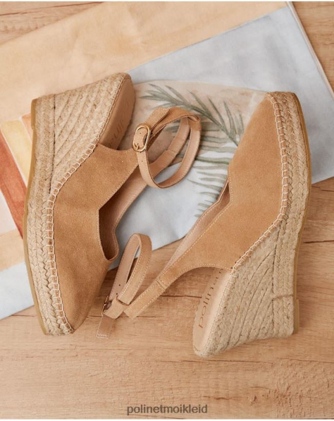 Polin et moi Vivian Undercut Espadrille HT8R488 Schuhwerk Kamel