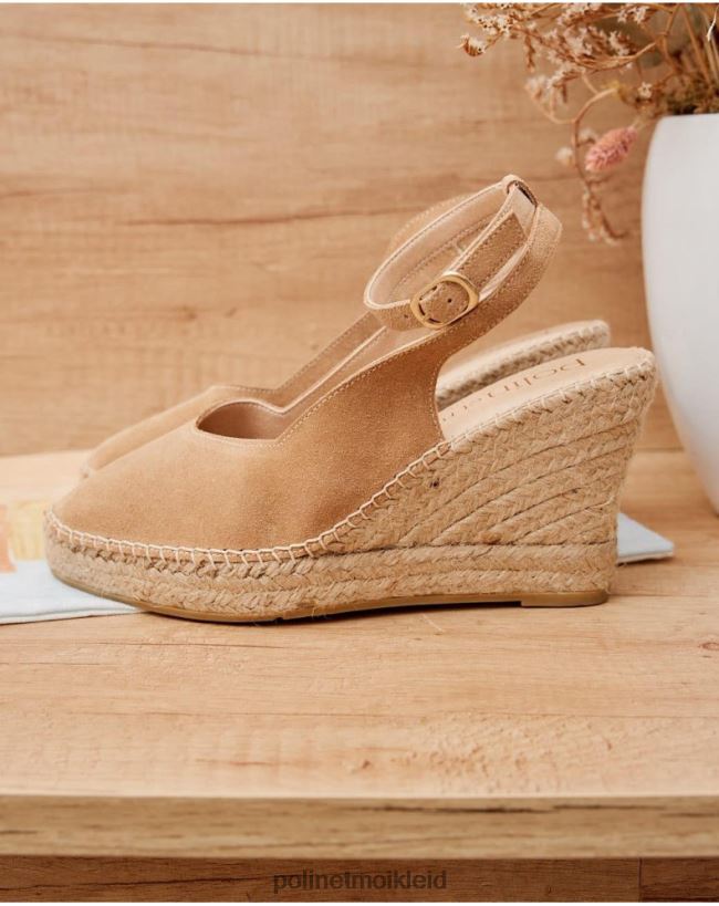 Polin et moi Vivian Undercut Espadrille HT8R488 Schuhwerk Kamel