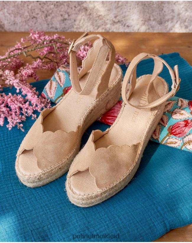 Polin et moi Sandale Ondas Maissa HT8R420 Schuhwerk Taupe