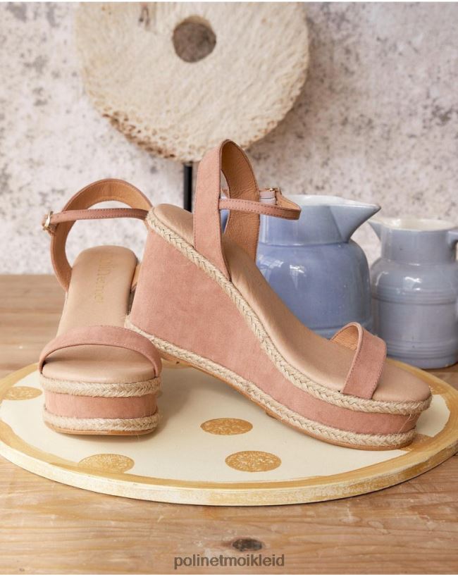 Polin et moi Sandale mit Hinga-Futter HT8R437 Schuhwerk Rose