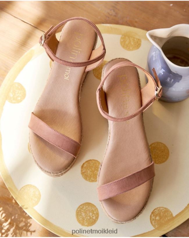 Polin et moi Sandale mit Hinga-Futter HT8R437 Schuhwerk Rose