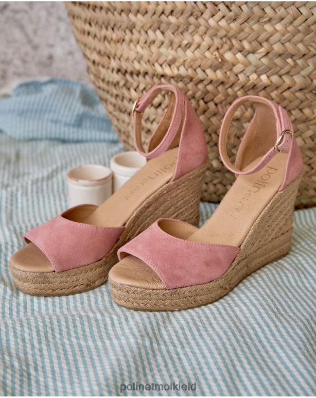 Polin et moi Sandale mit Keilabsatz, Liliya HT8R434 Schuhwerk nackt