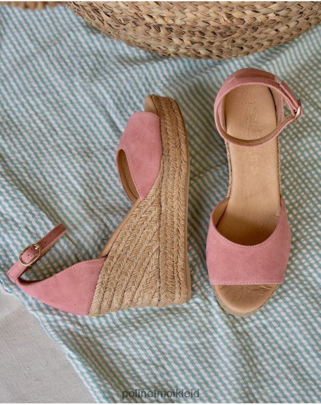 Polin et moi Sandale mit Keilabsatz, Liliya HT8R434 Schuhwerk nackt