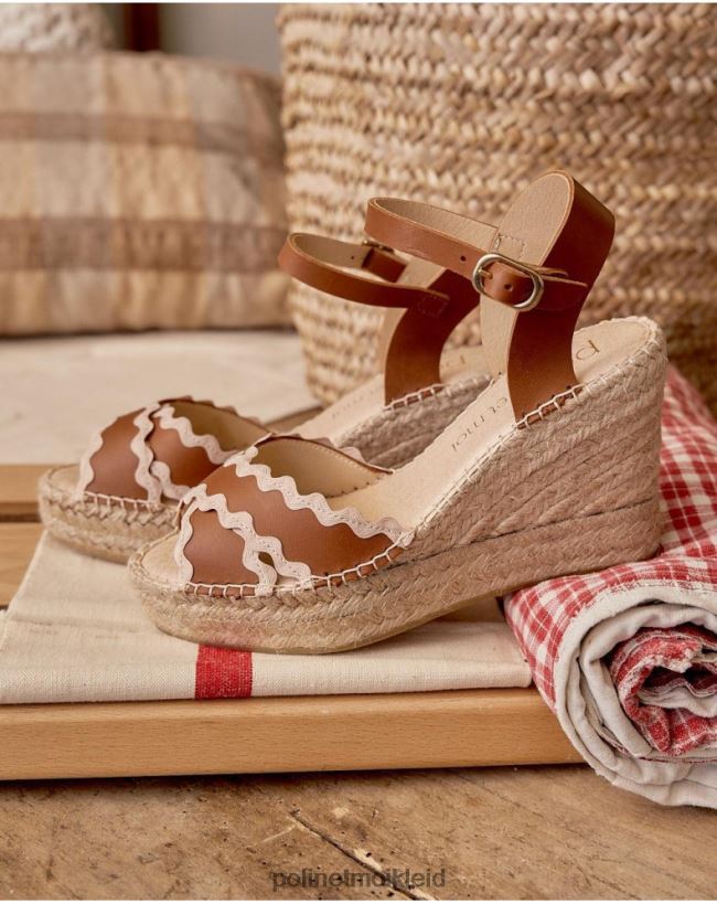 Polin et moi Sandaleneinfassung Dominika HT8R439 Schuhwerk Leder