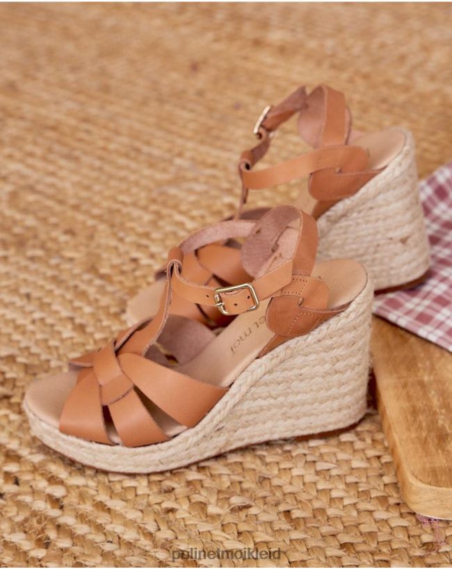 Polin et moi Zhanna Cross Sandale HT8R411 Schuhwerk Leder