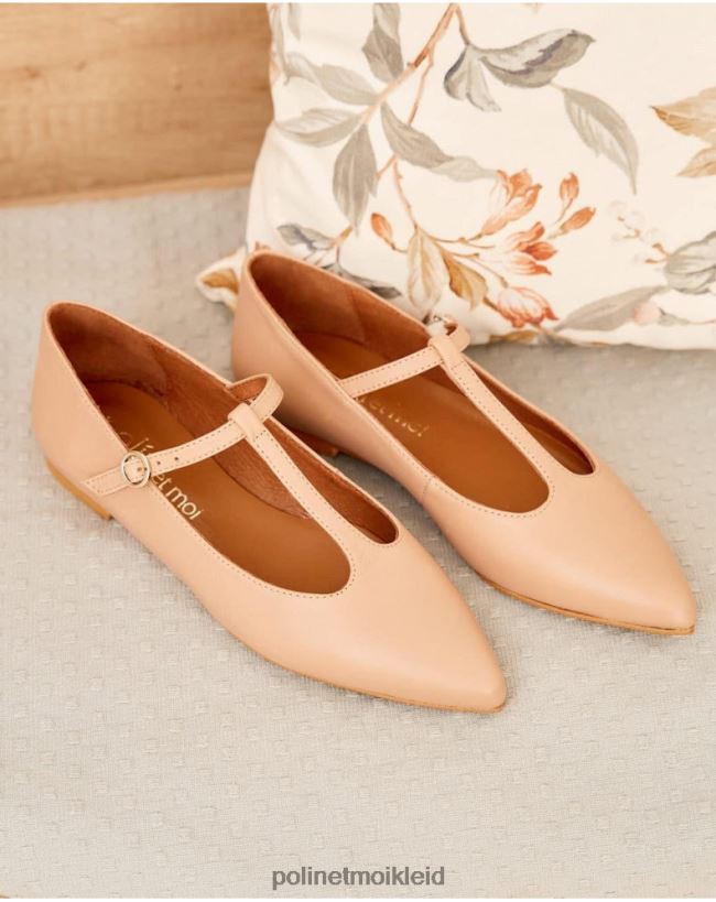 Polin et moi Ballerinas mit Adelaide-Zehe HT8R459 Schuhwerk nackt