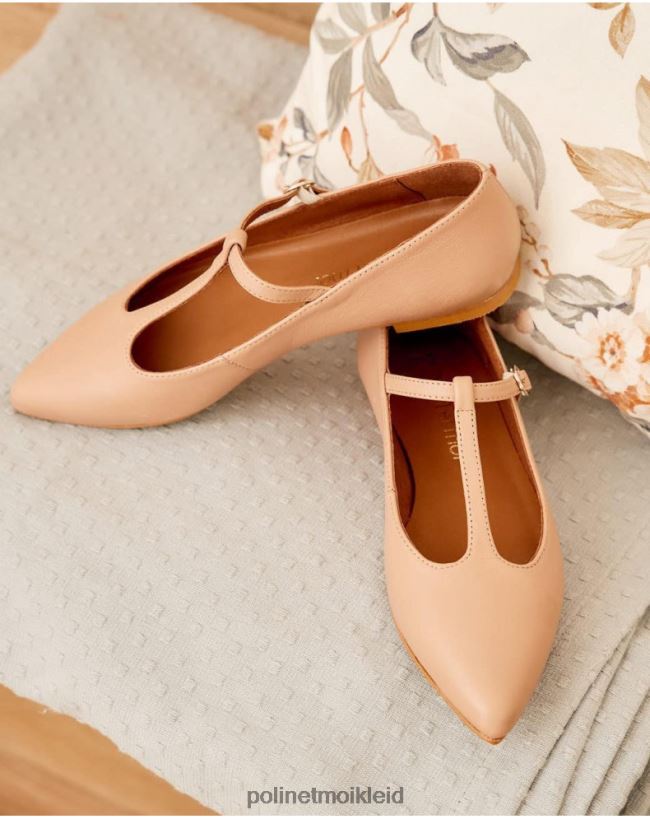 Polin et moi Ballerinas mit Adelaide-Zehe HT8R459 Schuhwerk nackt