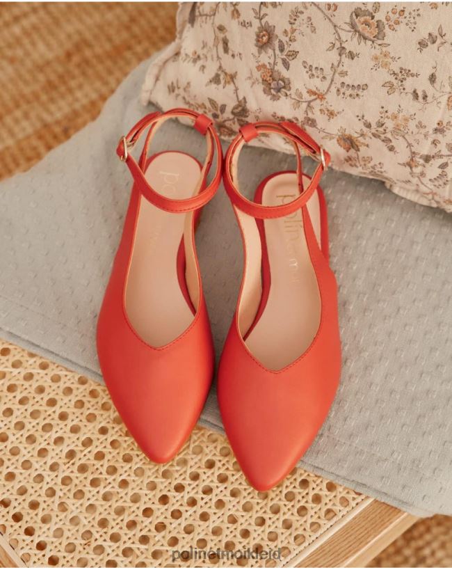 Polin et moi Ballerinas unterboten alias HT8R478 Schuhwerk Pfirsich