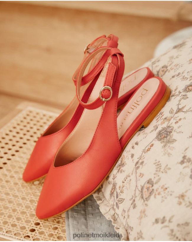 Polin et moi Ballerinas unterboten alias HT8R478 Schuhwerk Pfirsich