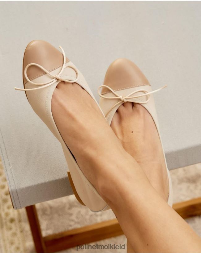 Polin et moi Ballerinas zweifarbig Maritza HT8R492 Schuhwerk Kamel