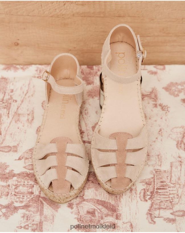 Polin et moi Krabbenfresser-Wildleder-Minerva HT8R424 Schuhwerk nackt