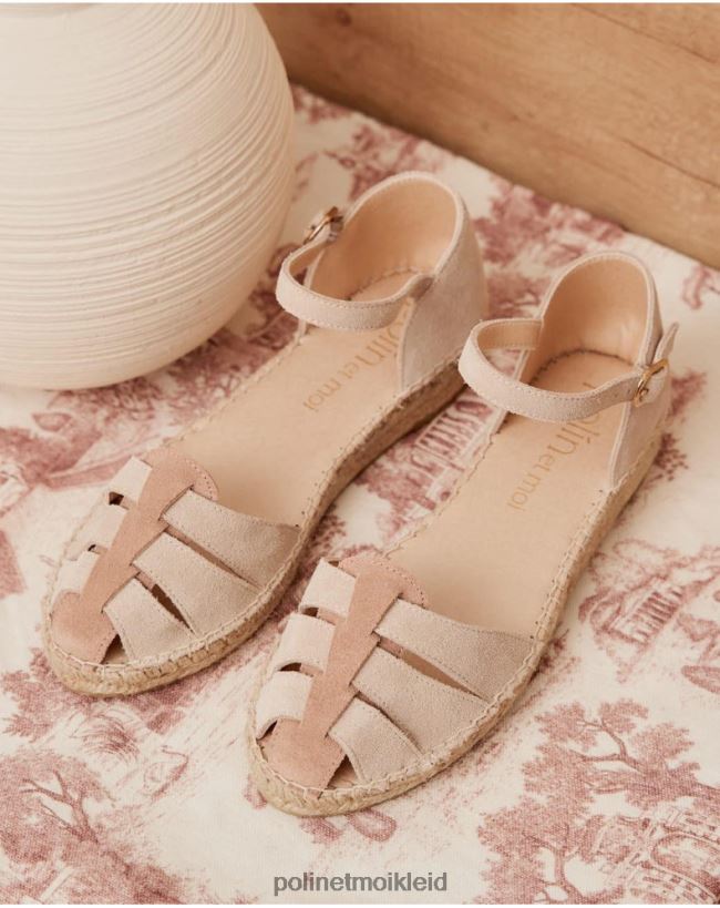 Polin et moi Krabbenfresser-Wildleder-Minerva HT8R424 Schuhwerk nackt