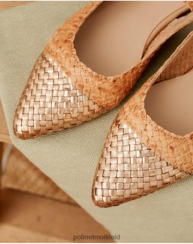 Polin et moi Mary Jane Punta Rigobertta HT8R416 Schuhwerk Beige