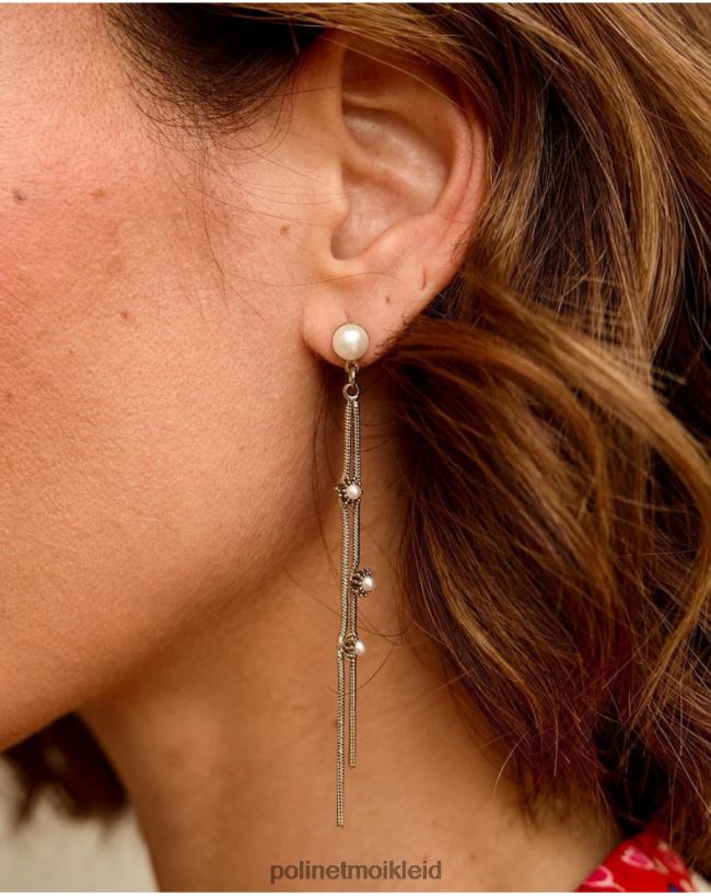 Polin et moi Ohrringe Blumen Patricia HT8R407 Zubehör Gold/Platin