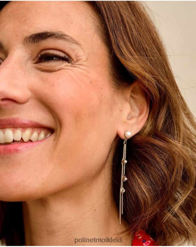 Polin et moi Ohrringe Blumen Patricia HT8R407 Zubehör Gold/Platin