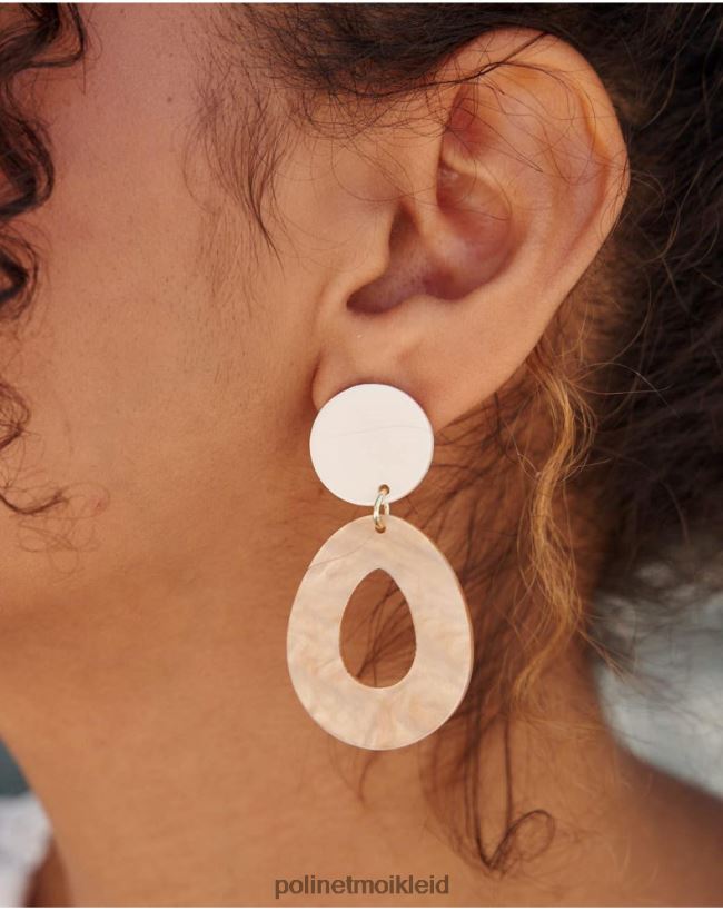 Polin et moi Ohrringe aus Narta-Acryl HT8R369 Zubehör nackt