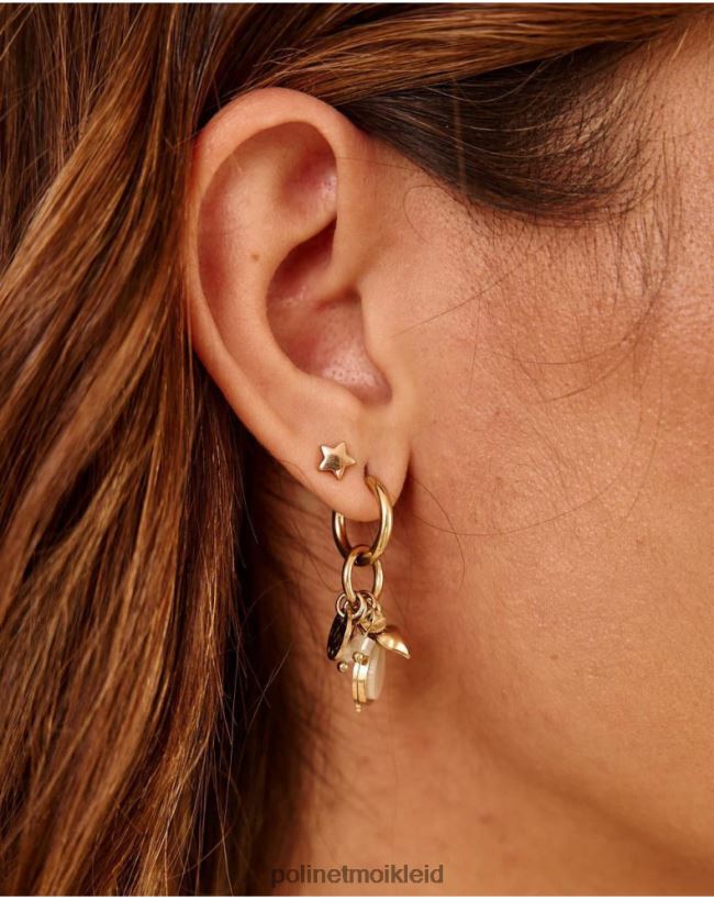 Polin et moi Perlenohrringe Griechenland HT8R387 Zubehör Gold/Platin