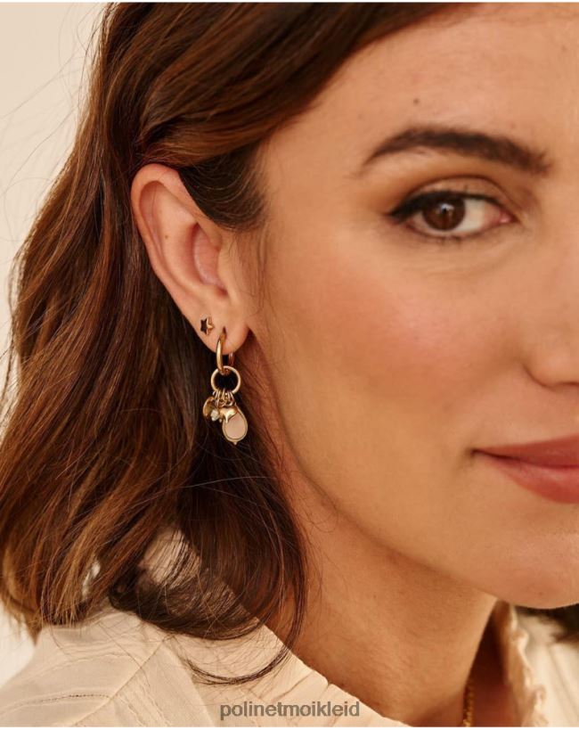 Polin et moi Perlenohrringe Griechenland HT8R387 Zubehör Gold/Platin